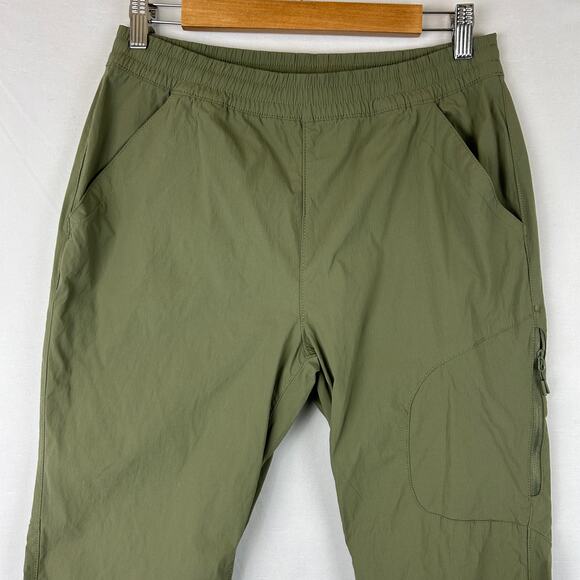Duluth Trading Co AKHG Access Point Pull On Slim Leg Pants Green Women's Size 8 - Picture 2 of 10